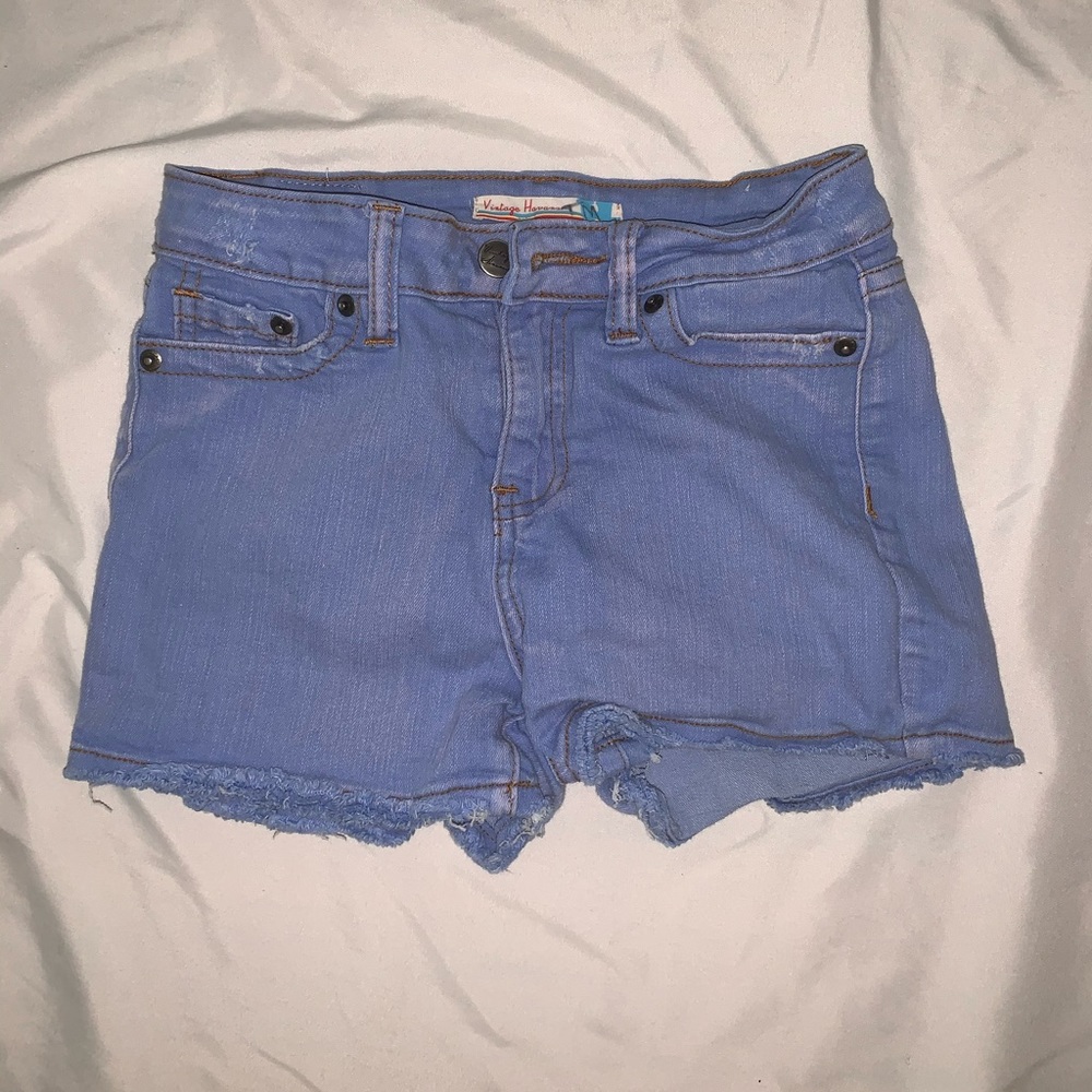 Girls medium wash Vintage Havana shorts
